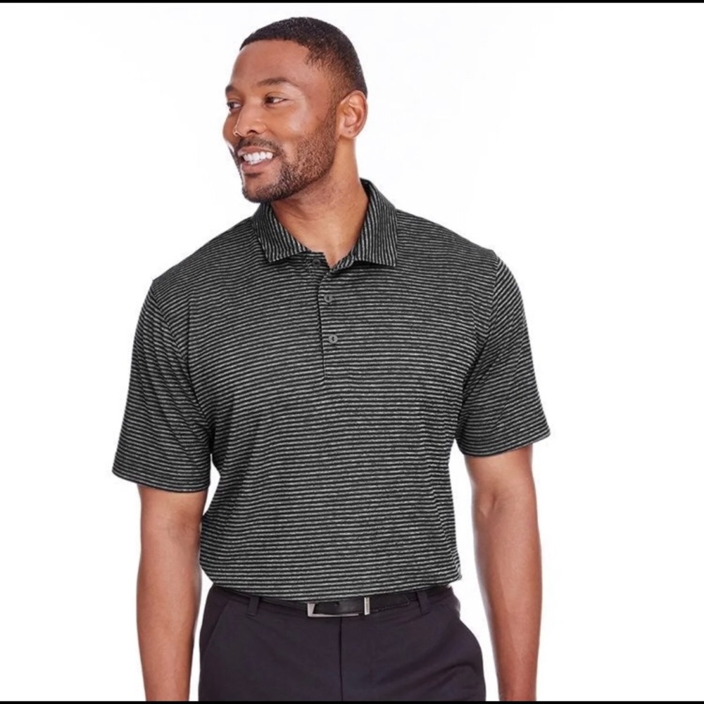 NEW - Black and Grey Mens Puma Polo/Golf Shirt - L